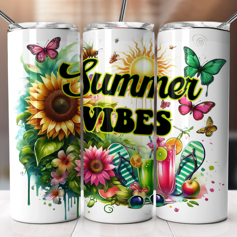 Summer Vibes Tumbler Designs MRR Bundle