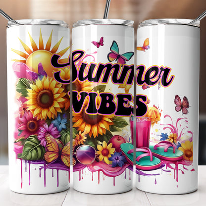 Summer Vibes Tumbler Designs MRR Bundle