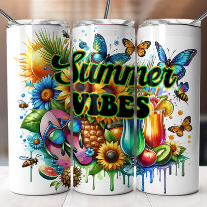 Summer Vibes Tumbler Designs MRR Bundle