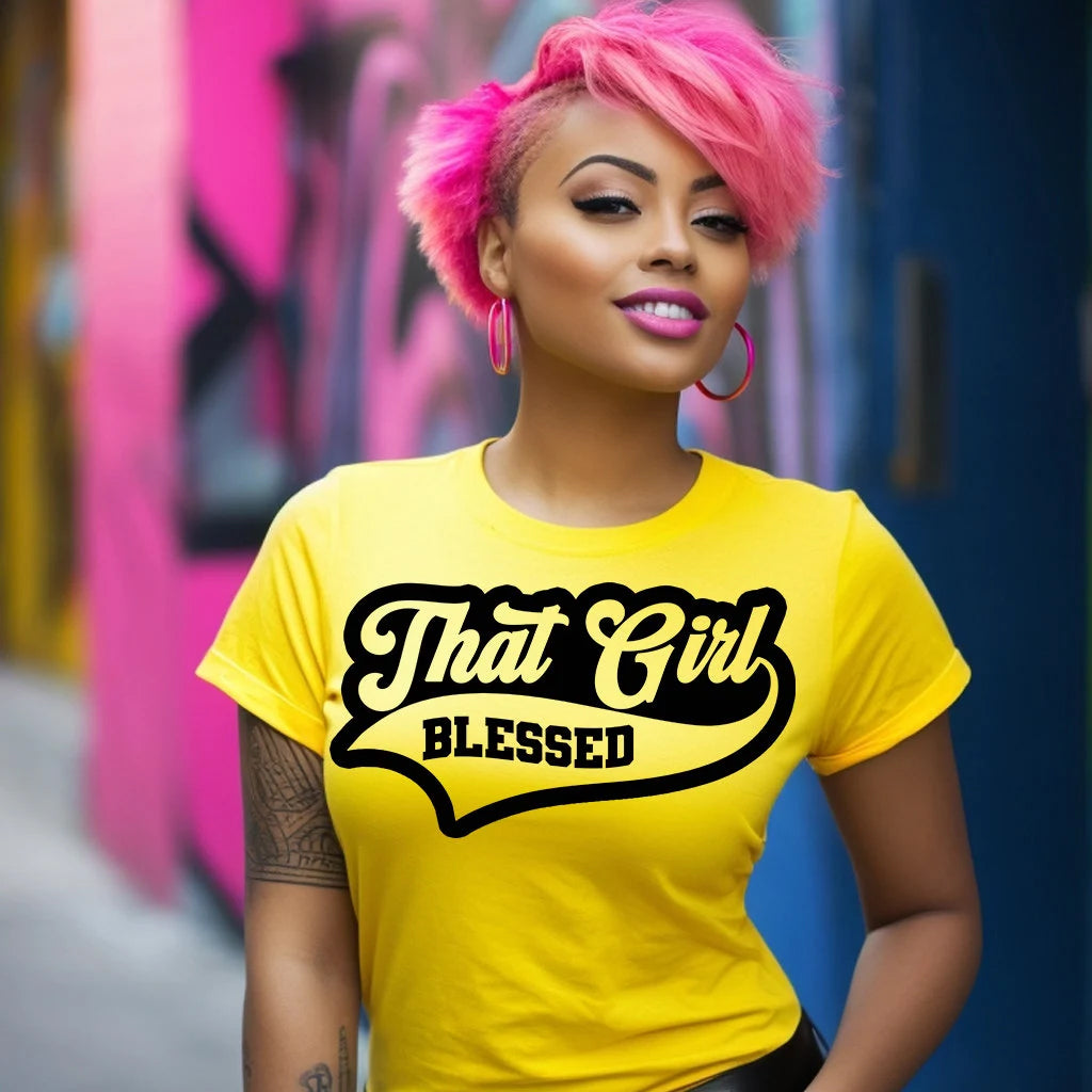 That Girl Blessed PNG SVG