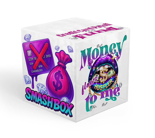 Credit Card Debt Payoff Fund Smash Box UV DTF Stickers - 22 x24