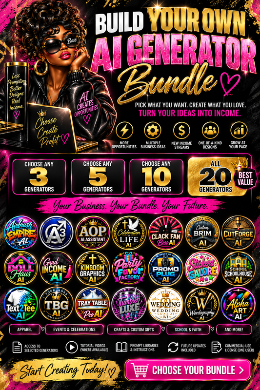 Customize Your AI Generators Bundle
