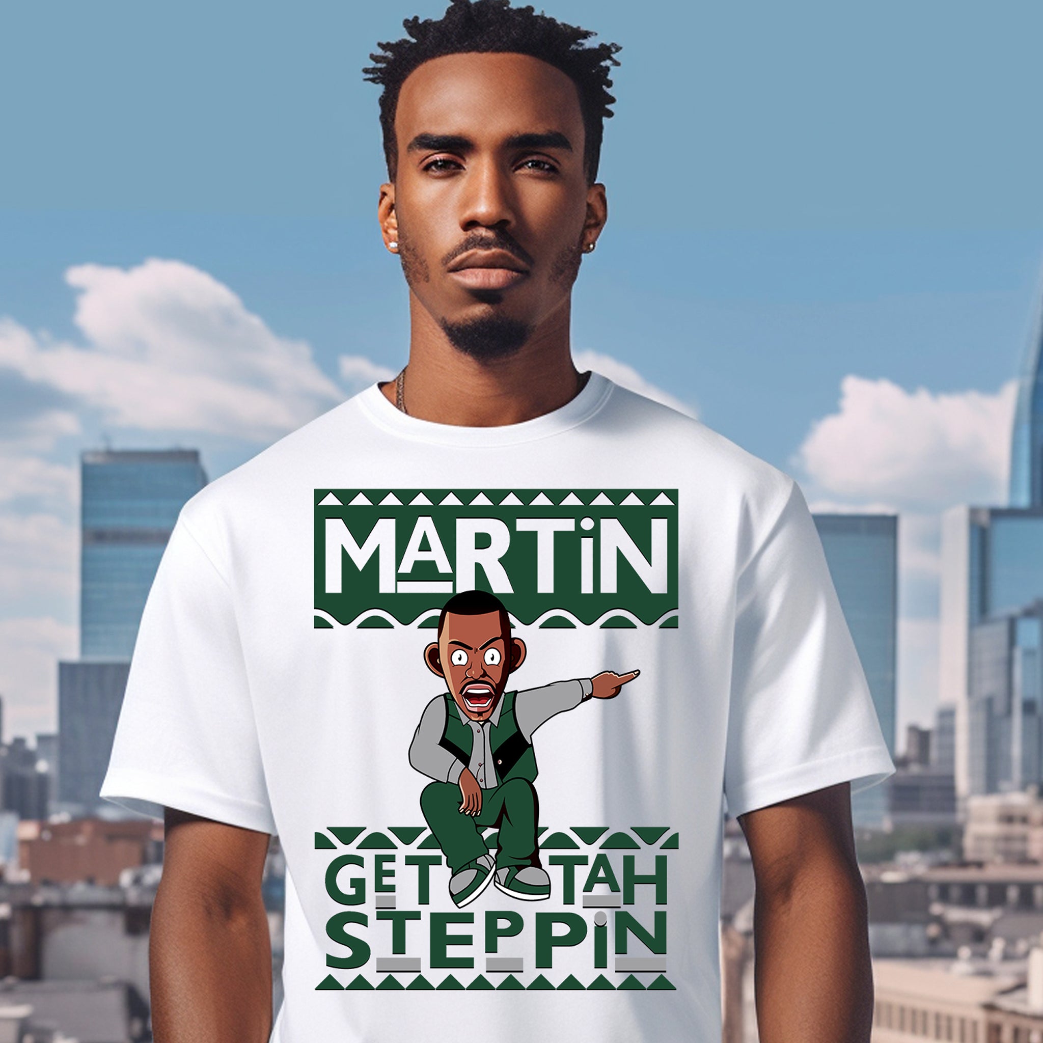 Get Tah Steppin PNG Only - green