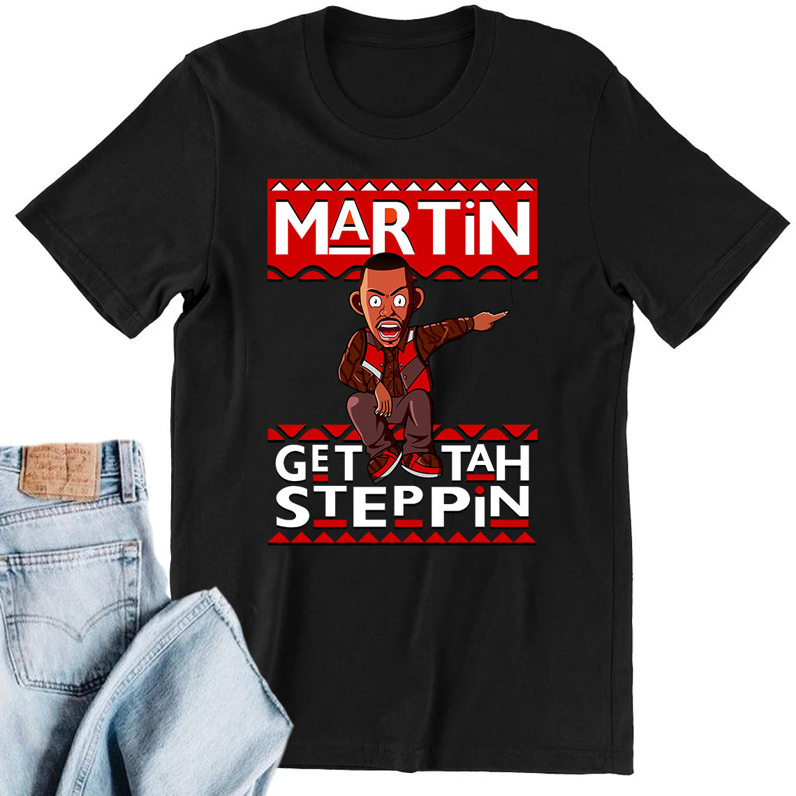 Get Tah Steppin PNG Only - red