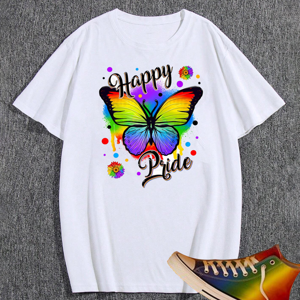 Happy Pride Butterfly Sublimation Transfer