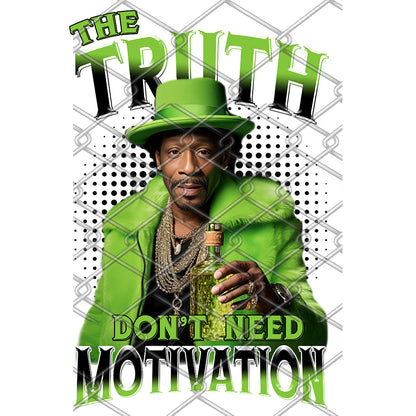 Katt Williams Truth Green PNG