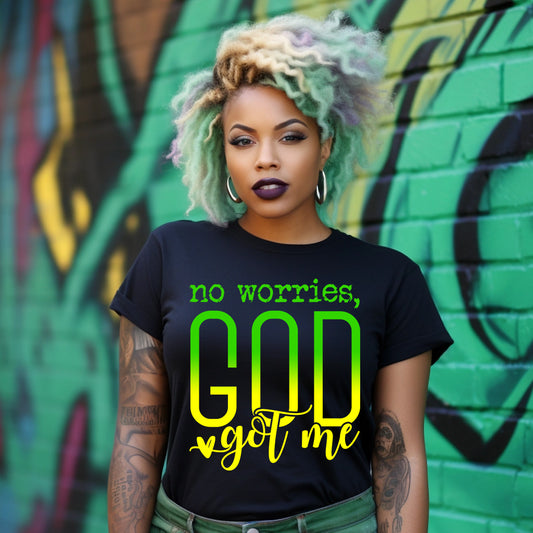 No Worries God Got Me PNG SVG