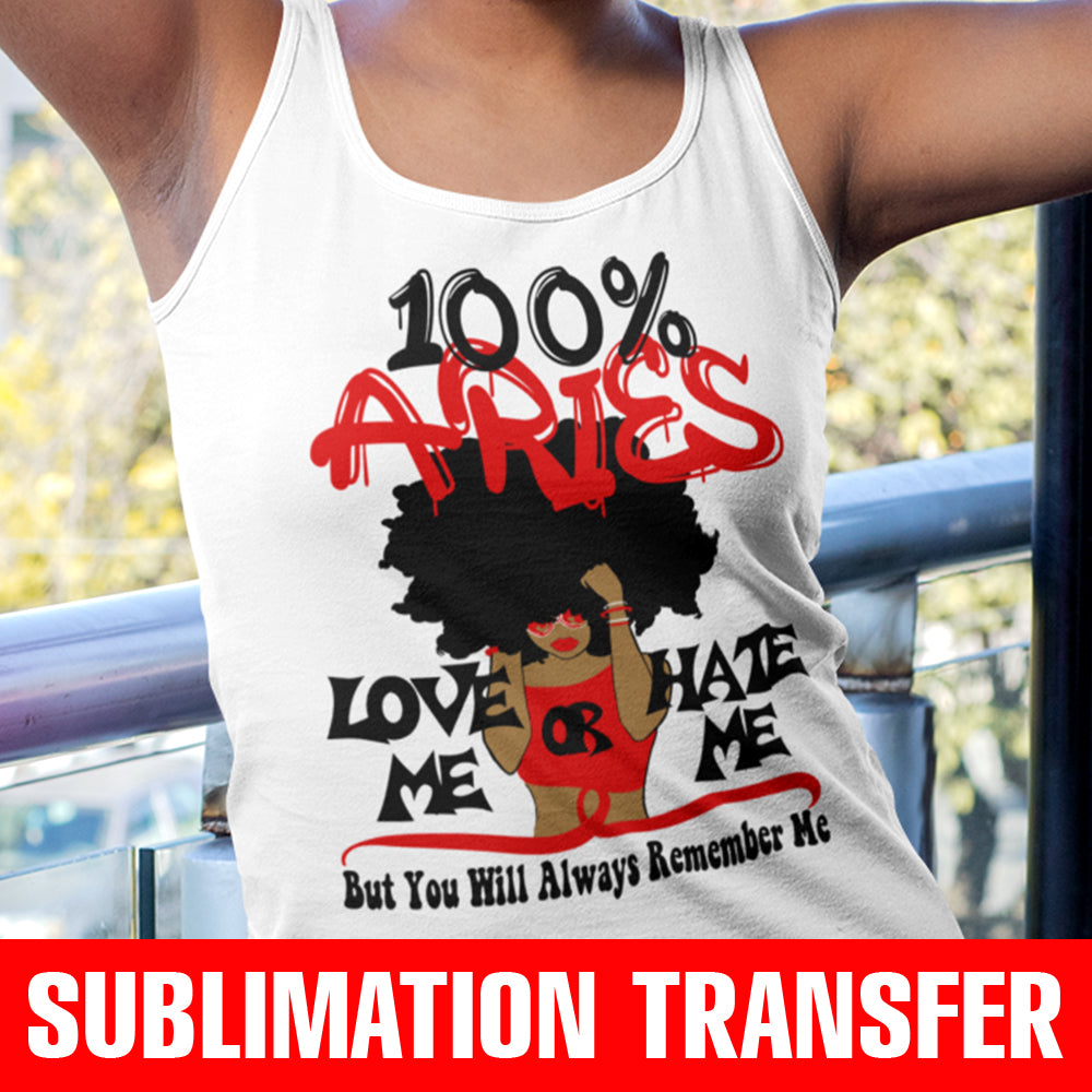 100% Aries Sublimation Transfer