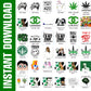 Marijuana Bundle of 30 SVG PNGs