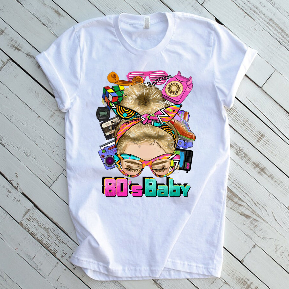 80s Baby Blonde Sublimation Transfer