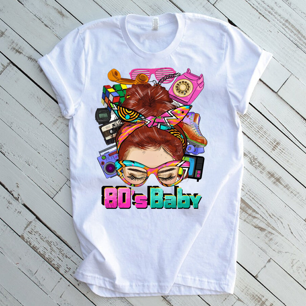 80s Baby Redhead Sublimation Transfer