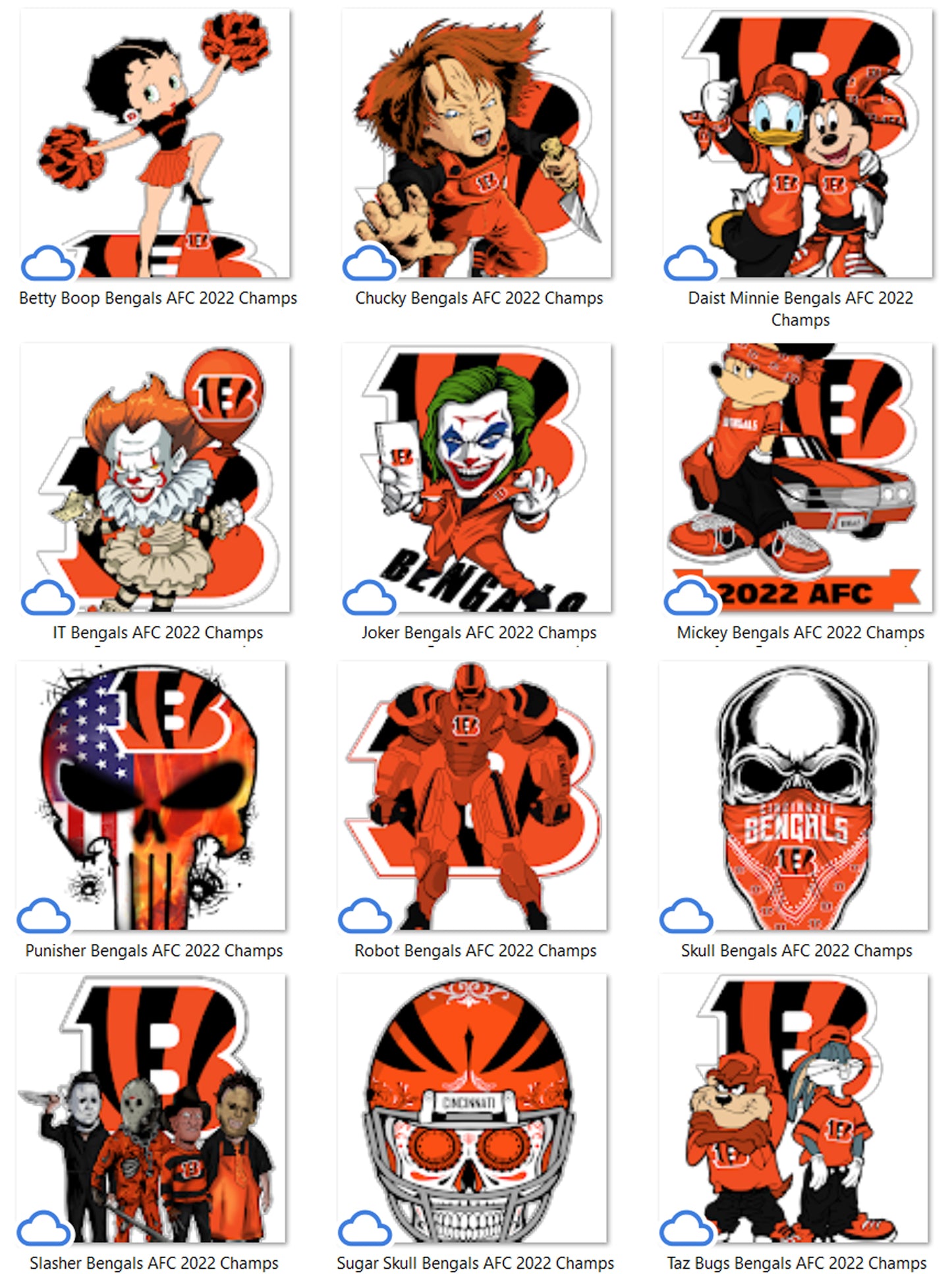 Bengals 2022 AFC Champions Bundle