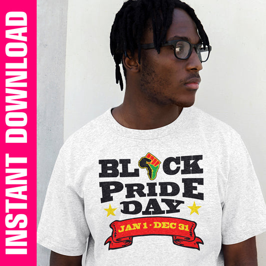 Black Pride Day PNG SVG