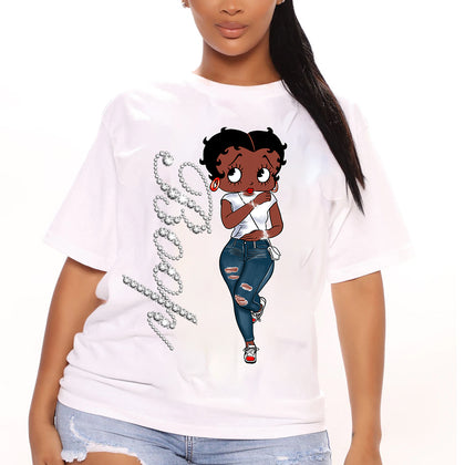 Boop Silver Sublimation Transfer