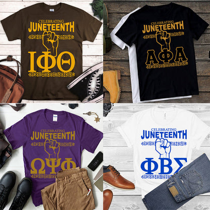 Celebrating Juneteenth Fraternities Bundle PNG SVG