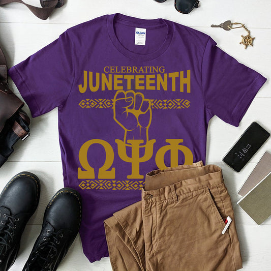 Celebrate Juneteenth Omega PNG SVG