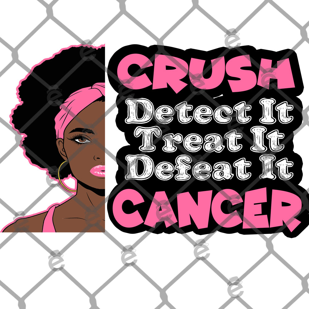 Crush Cancer Sublimation Transfer