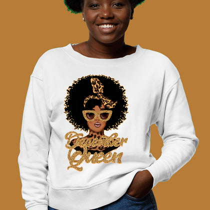 December Leopard Queen Sublimation Transfer