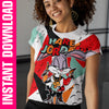 Hare Jordan AOP Sublimation Design
