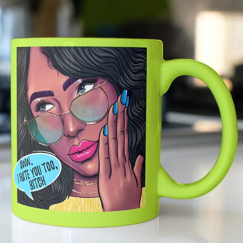 Hate You Mug Sublimation Transfer