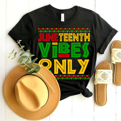 Juneteenth Vibes Only PNG SVG