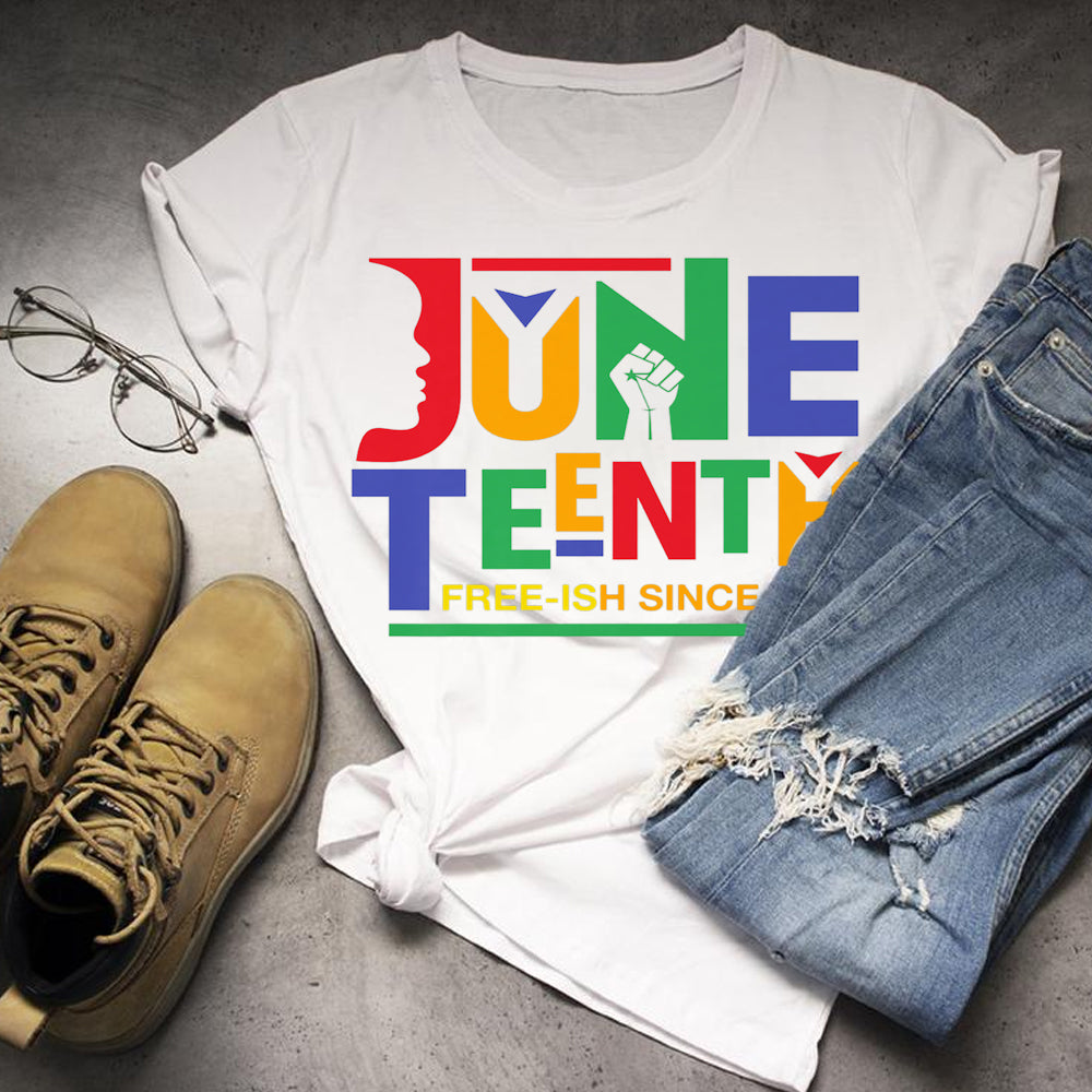 Juneteenth Freeish Since 1865 Sublimation Transfer
