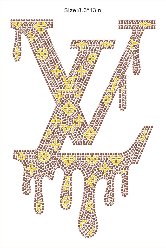 New 3D Louis Vuitton Logo design  Rhinestone transfers design, Design,  Logo design