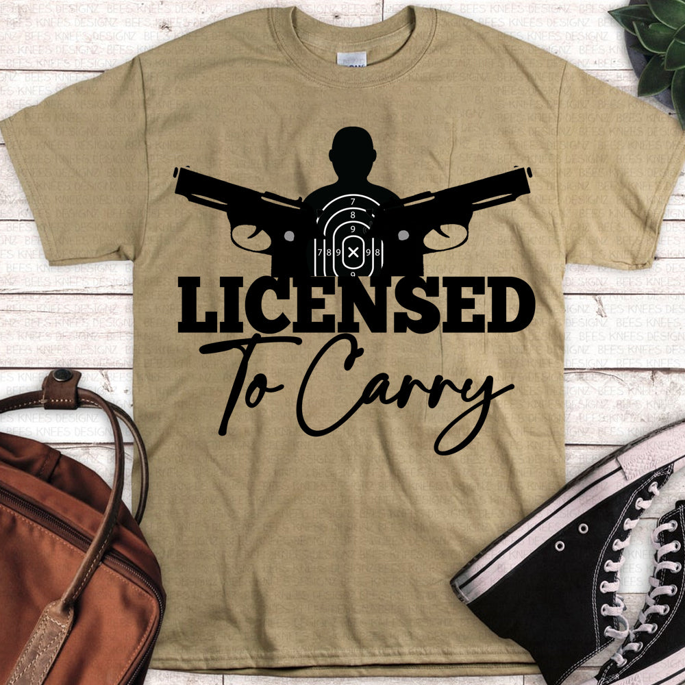 Licensed to Carry - CWP PNG SVG