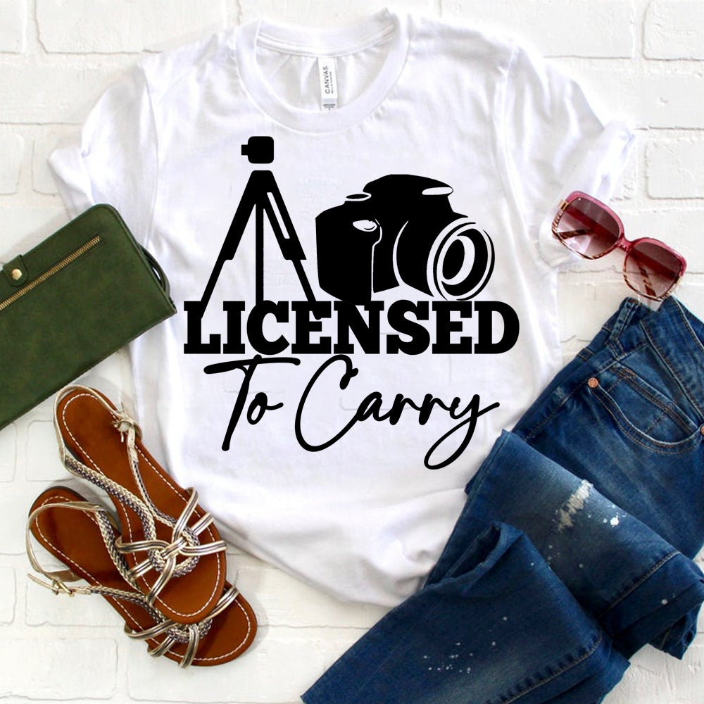 Licensed to Carry - Photographer PNG SVG