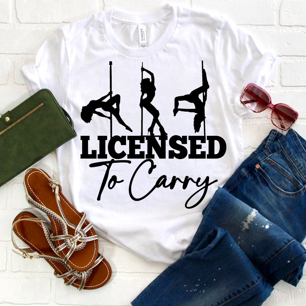 Licensed to Carry - Pole Instructor PNG SVG