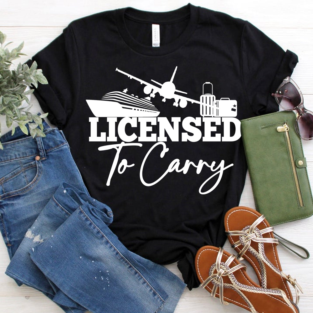 Licensed to Carry - Travel Agent PNG SVG
