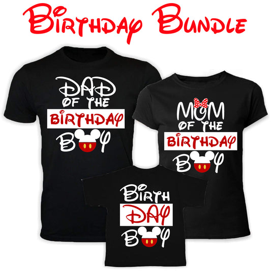 Mickey Birthday Boy Bundle PNG SVG