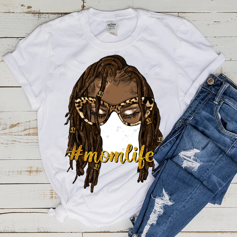 #MomLife Long Locs Sublimation Transfer
