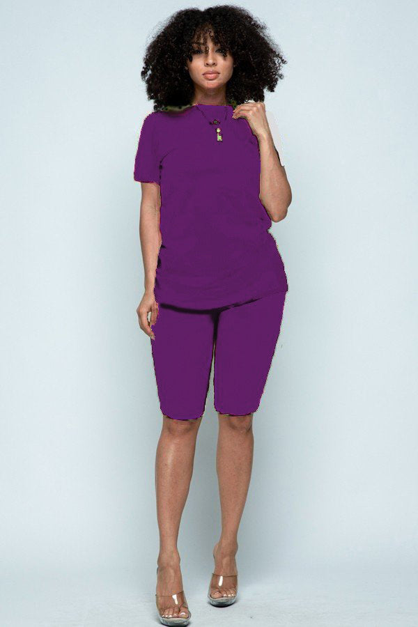 Biker Shorts Set - new