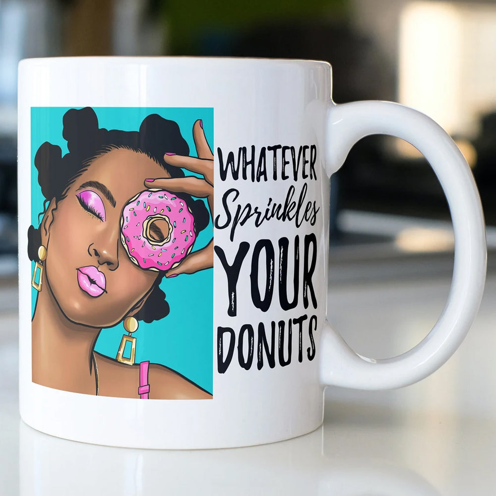 Sprinkles Your Donuts Mug Sublimation Transfer
