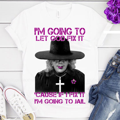 Madea Goes to Jail Sublimation Transfer