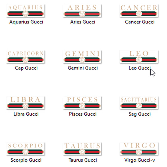 Zodiac Bundle PNG SVG