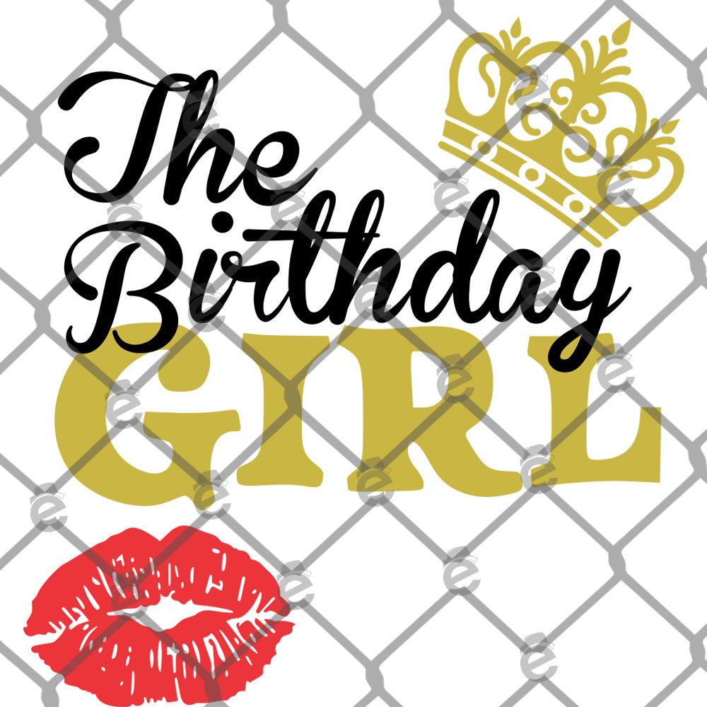 Birthday Girl/Crew Bundle PNG SVG