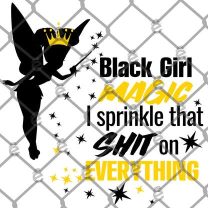 Black Girl Magic PNG SVG