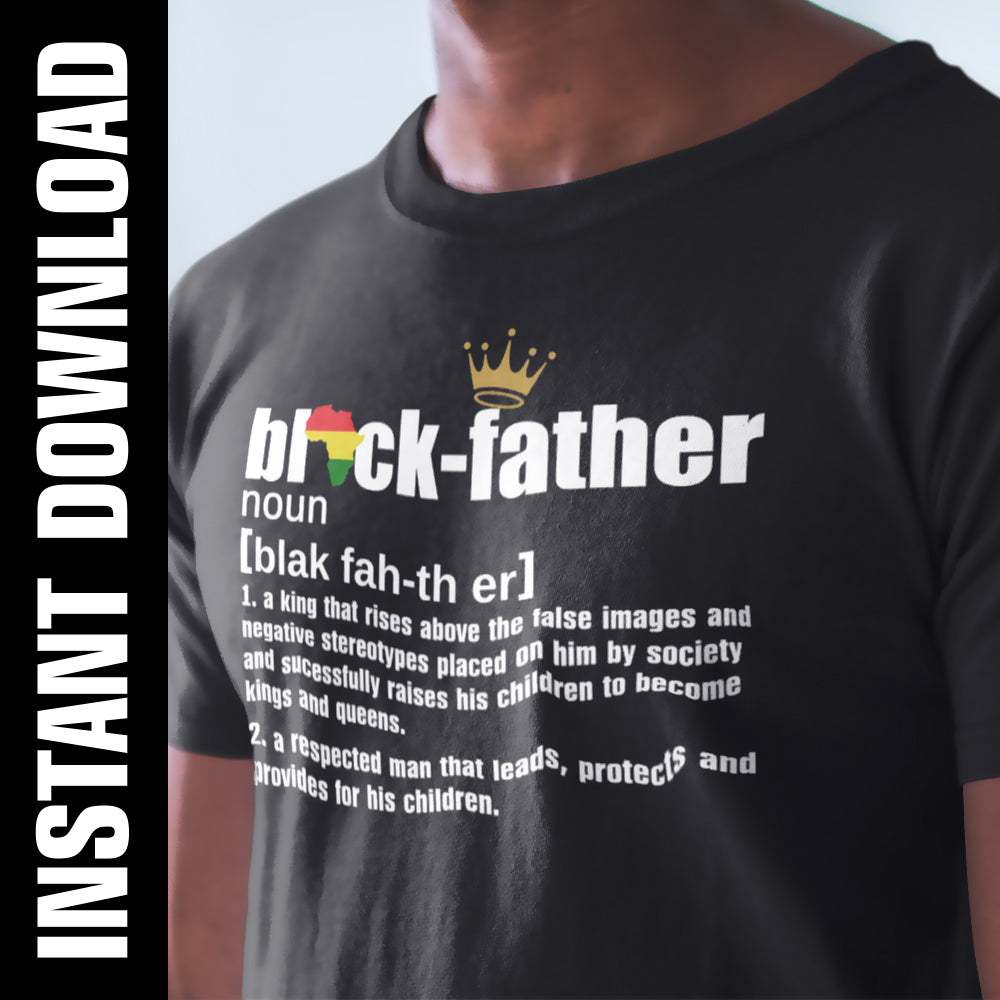 Black Father Definition PNG SVG