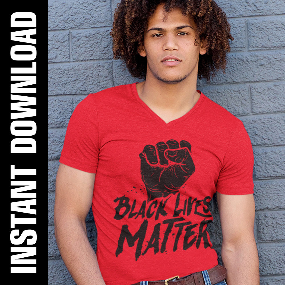 Black Lives Matter Protest Fist PNG SVG