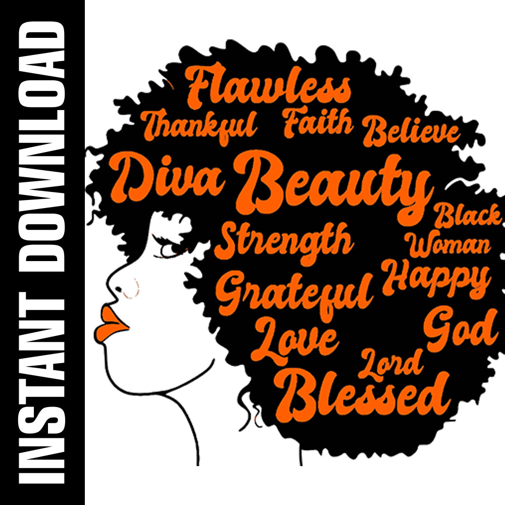 Diva Beauty SVG PNG