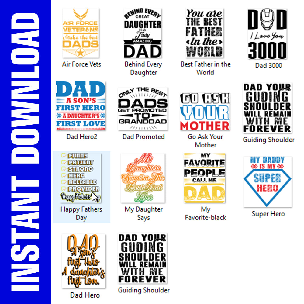 Father's Day PNG SVG Bundle