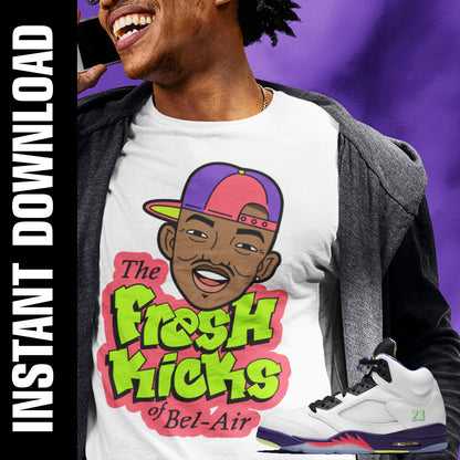 The Fresh Kicks of Bel Air Air Jordan PNG SVG