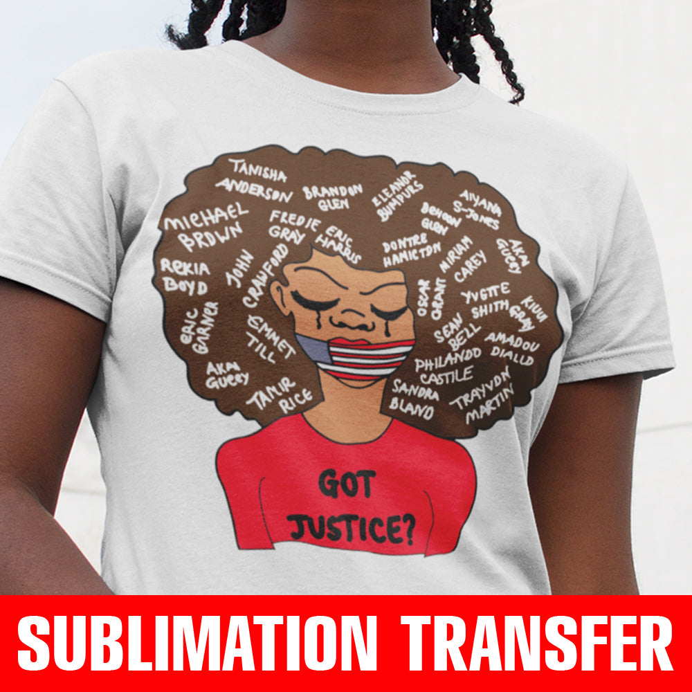 Got Justice Sublimation Transfer