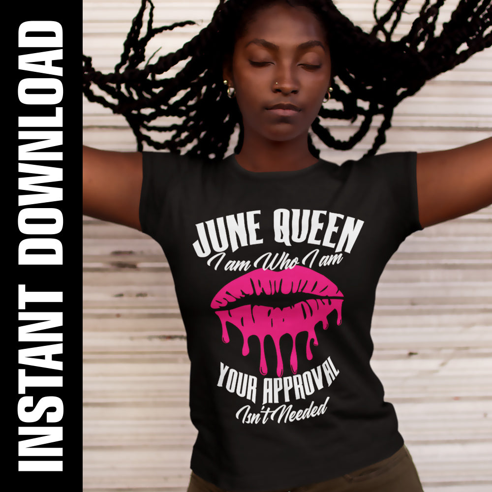 June Queen Approval PNG SVG