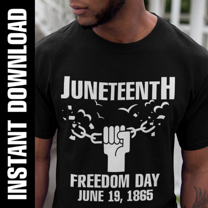 Juneteenth Fist PNG SVG