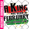 A King Was Born in February Africa PNG SVG