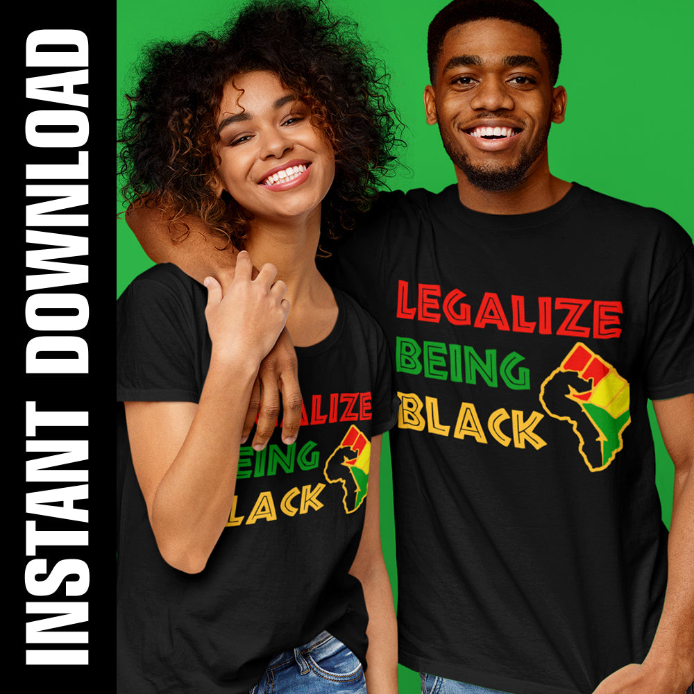 Legalize Being Black PNG SVG
