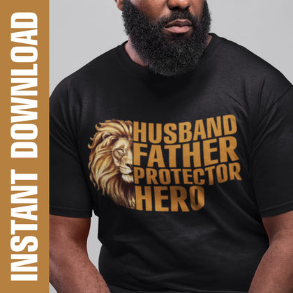 Lion Husband Father Hero PNG SVG